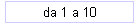 da 1 a 10