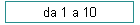 da 1 a 10