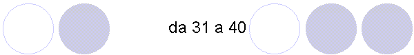 da 31 a 40