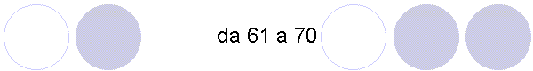 da 61 a 70