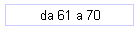 da 61 a 70