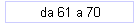 da 61 a 70