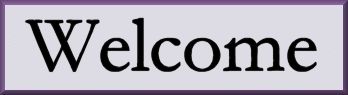 Welcome