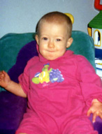 Ashley at 1 year old.