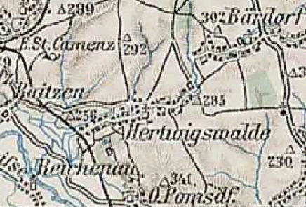 Milit�rkarte von 1894, ver�ffentlicht 1910 (1:200 000)