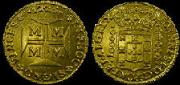 MOEDA DE OURO   Brasil-Col�nia - D. Jo�o V  Casa da Moeda de Vila Rica