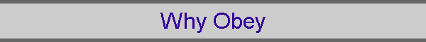 Why Obey