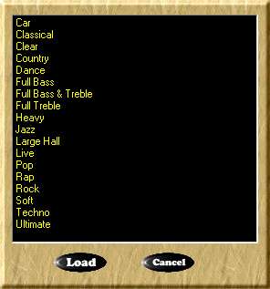 Preview of Presets in MPEG Blaster
