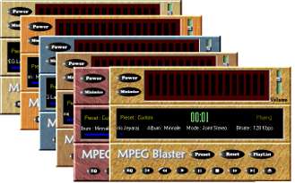 Completely Skinnable Interface of the MPEG Blaster