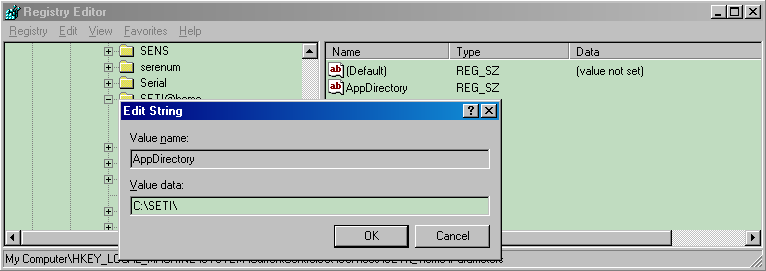 Populating the values