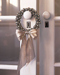 Example of jingle bell wreath