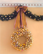 Glass Ball Wreath