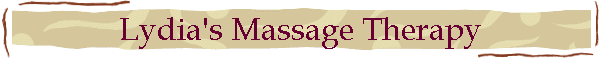 Lydia's Massage Therapy