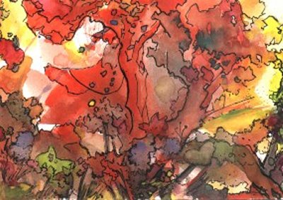 La for�t Peinture : Lydia