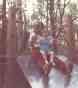 This is Vicky's sister Gloria and me at Victory Park in Royersford.