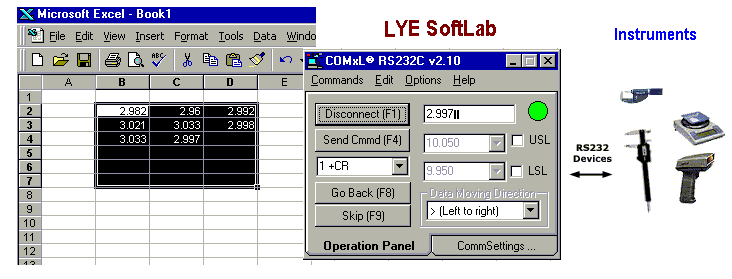 COMxL and RS232 Devices