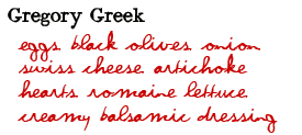 Gregory Greek