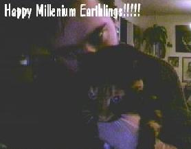 A rather surreal webcam-pic, early on January 1, 2000.