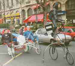 Paris commuters