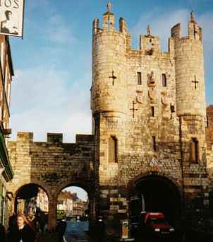 York walled city gate