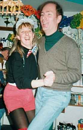 Sylvia and me on New Year's Eve