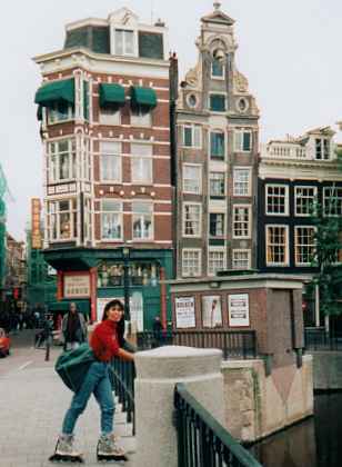 Skating in Amsterdam
