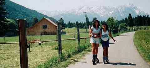 Bike path near Garmisch