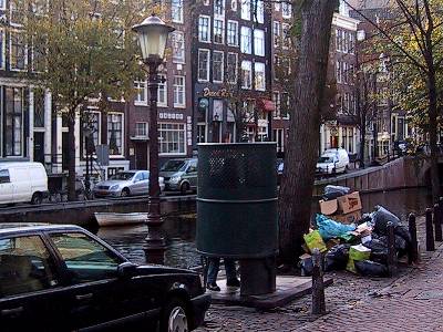 Open air toilet.
