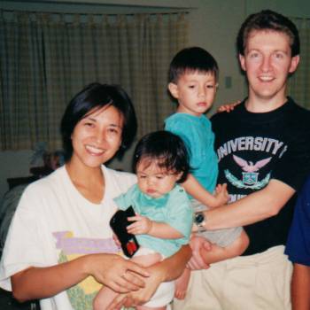 Lyn, Martial, & two of their children