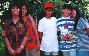 Lyn, Perla, Bella, Ging-ging, and Mylene