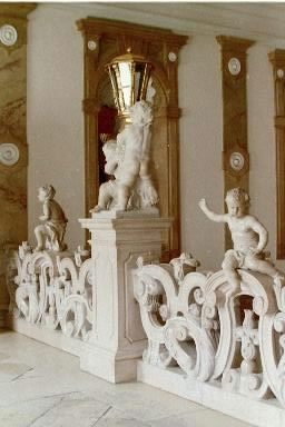 Lynda in marble