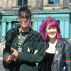 Me with one of the guys from 80s Matchbox B-Line Disaster