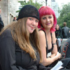 Me with RR street teamer Beth outside Type O Negative gig