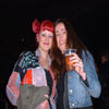 Jackie at a Damned concert
