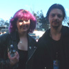 Me with Steve the drummer from Placebo