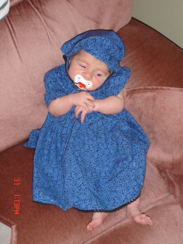 I look like I belong on Little House on the Prairie!