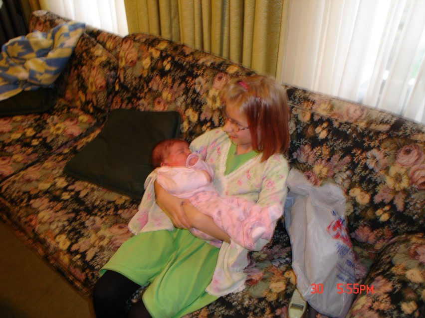 I'm the best big sister in the whole world!