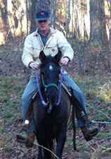 David and Teson trail riding