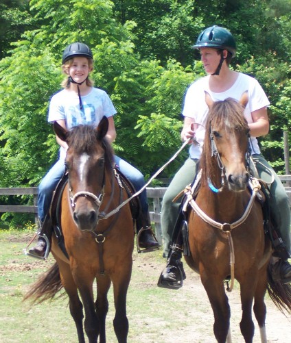 Hayley on Insignia, Lynn on Ladybug