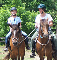 Hayley on Insignia, Lynn on Ladybug