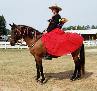 Lynn and Beech Tree Majatisa at the NC State Fair Show 
