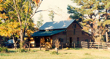 Horse barn