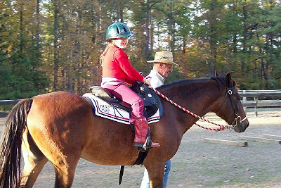 Insignia gives a test-ride at the 2005 Gracewood Farm Open House