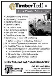 Newspaper Display Advertising for Traheel Wood Treating Company  