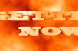 Get It Now typography poster