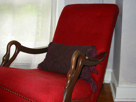 Jenifer's cat, Walter's chair.