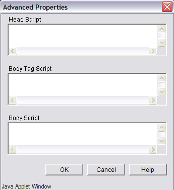 Advanced Page Properties