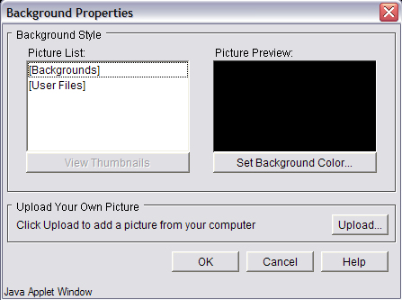 Background Properties