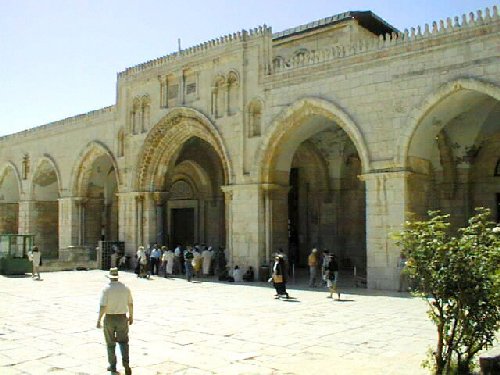 Entrance to El Aqsa Mosque