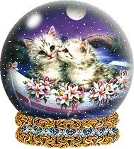Kittens Snow Globe